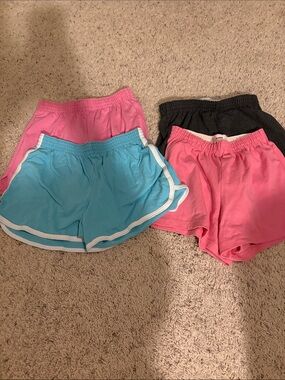 Soffe Girls Athletic Shorts XL 4 pair set
